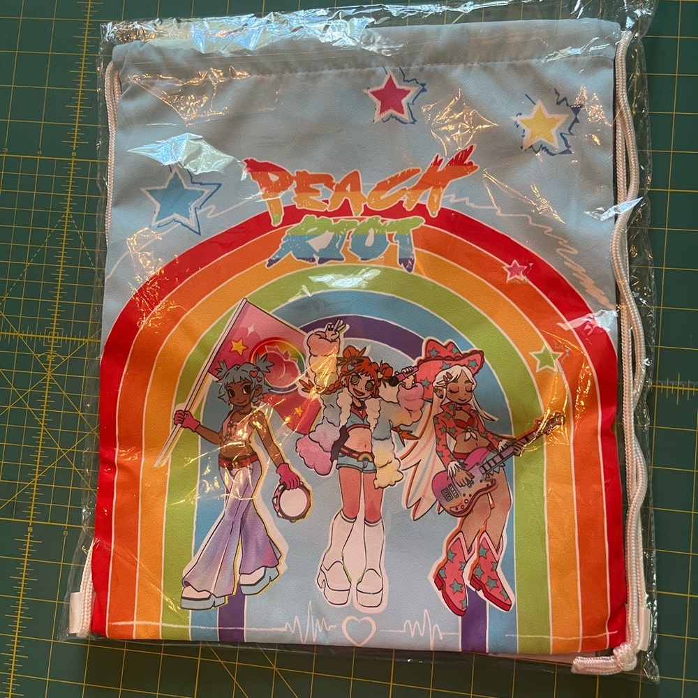 Pop Mart Peach Riot Pride Rainbow Bag